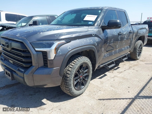 2023 Toyota Tundra 4WD SR5 with VIN 5TFLA5DA9PX063612, listed as a IAAI auction lot 42049321 with 18,175 mi miles. Bid and sale history available at carsss.com. Image 19.