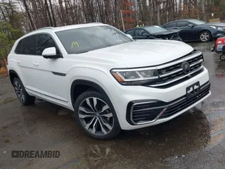 2022 Volkswagen Atlas SEL Premium R-Line z VIN 1V2FE2CA7NC206920, wystawiony jako IAAI lot #41858295 z przebiegiem 35 014 mil mil oraz . Historia ofert i sprzedaży dostępna na DreamBid. Obrazek 1.