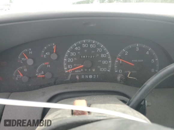 1998 Ford F-150 with VIN 2FTZX1766WCA27840, listed as a Copart auction lot 56186495 with 147,127 mi miles and Clean title. Bid and sale history available at DreamBid. Image 9.