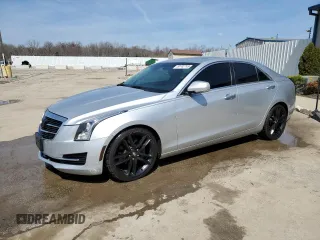 2015 Cadillac ATS Sedan Luxury RWD with VIN 1G6AB5RX0F0114104, listed as a Copart auction lot 50742745 with 123,694 mi miles and Salvage Title. Bid and sale history available at carsss.com. Image 1.