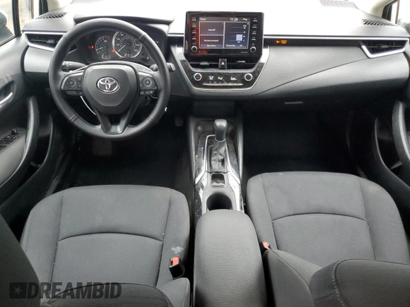 2021 Toyota Corolla LE with VIN 5YFEPMAE8MP147052, listed as a Copart auction lot 43253905 with 87,067 mi miles and Salvage Title. Bid and sale history available at carsss.com. Image 8.