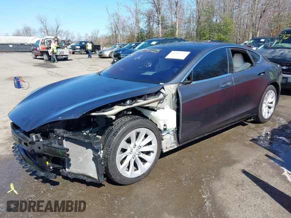 2017 Tesla Model S 100D with VIN 5YJSA1E22HF210635, listed as a IAAI auction lot 41854125 with 112,323 mi miles. Bid and sale history available at carsss.com. Image 20.