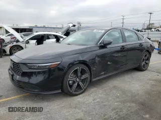 2024 Honda Accord Sport с VIN 1HGCY2F52RA092063, выставлен на аукционе Copart как лот 55696105 с пробегом 34 494 миль миль и Списание • Salvage title. История ставок и продаж доступна на DreamBid. Изображение 1.