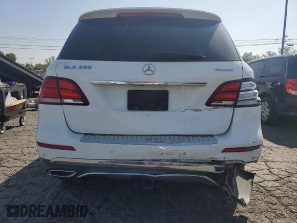 2018 Mercedes-Benz GLE 350 with VIN 4JGDA5HB3JB060972, listed as a Copart auction lot 54412195 with 69,471 mi miles and Salvage title. Bid and sale history available at DreamBid. Image 6.