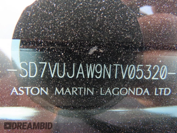 2022 Aston Martin DBX z VIN SD7VUJAW9NTV05320, wystawiony jako Copart lot #60103705 z przebiegiem 9 231 mil mil oraz Szkoda całkowita • Salvage title. Historia ofert i sprzedaży dostępna na DreamBid. Obrazek 10.