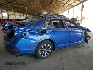 2024 Volkswagen Jetta S with VIN 3VW5M7BU1RM078197, listed as a Copart auction lot 62035935 with 10,240 mi miles and Salvage title. Bid and sale history available at DreamBid. Image 3.