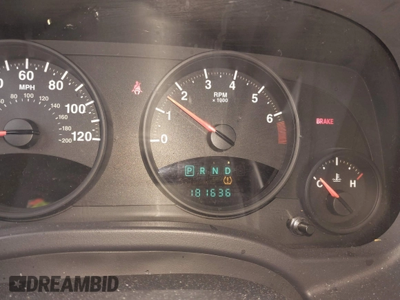 2009 Jeep Patriot Sport with VIN 1J4FT28B69D126513, listed as a IAAI auction lot 41622860 with 181,636 mi miles. Bid and sale history available at carsss.com. Image 15.