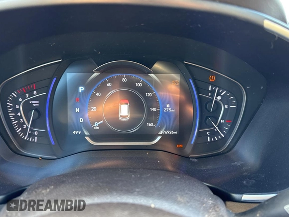 2019 Hyundai Santa Fe Ultimate with VIN 5NMS5CAD9KH008906, listed as a Copart auction lot 41676125 with 176,926 mi miles and Clean Title. Bid and sale history available at carsss.com. Image 8.