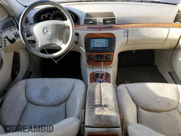 2004 Mercedes-Benz S-Class 4.3L with VIN WDBNG70J64A387204, listed as a Copart auction lot 84753314 with 112,898 mi miles and Salvage Title. Bid and sale history available at carsss.com. Image 8.