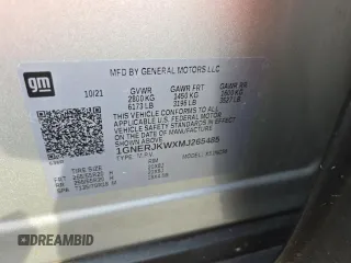 2021 Chevrolet Traverse RS with VIN 1GNERJKWXMJ265485, listed as a Copart auction lot 67362294 with 27,152 mi miles and Salvage Title. Bid and sale history available at carsss.com. Image 13.