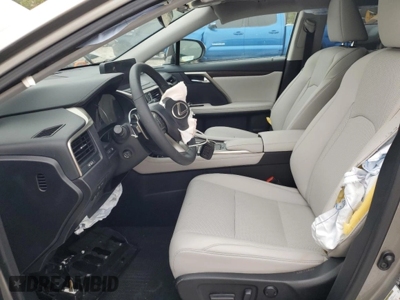 2022 Lexus RX 350 with VIN 2T2HZMDA2NC329679, listed as a Copart auction lot 42463005 with 36,914 mi miles and Salvage Title. Bid and sale history available at DreamBid. Image 7.