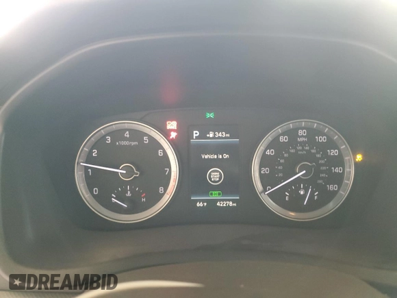 2018 Hyundai Sonata SEL with VIN 5NPE34AF6JH602901, listed as a Copart auction lot 48015045 with 42,278 mi miles and Salvage Title. Bid and sale history available at DreamBid. Image 9.