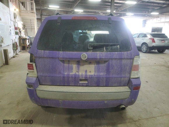 2010 Mercury Mariner Premier with VIN 4M2CN9HG4AKJ19027, listed as a Copart auction lot 72170534 with 136,170 mi miles and Salvage Title. Bid and sale history available at carsss.com. Image 6.