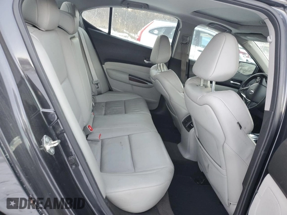 2015 Acura TLX V6 Advance with VIN 19UUB2F76FA012167, listed as a Copart auction lot 86763964 with 176,321 mi miles and Salvage Title. Bid and sale history available at carsss.com. Image 10.