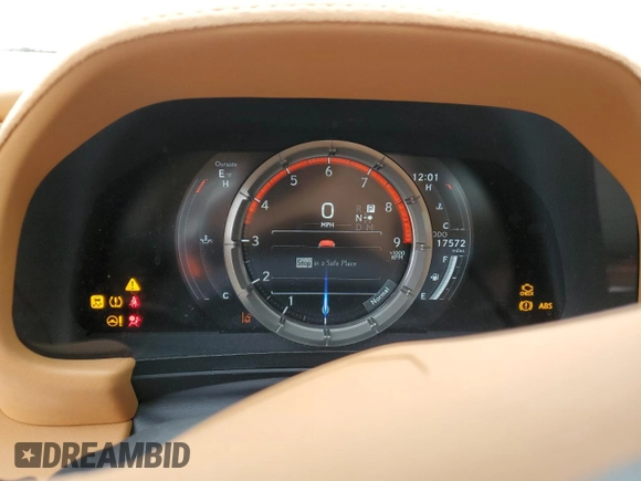 2018 Lexus LC with VIN JTHHP5AY7JA005268, listed as a Copart auction lot 52507585 with 17,572 mi miles and Salvage Title. Bid and sale history available at carsss.com. Image 9.