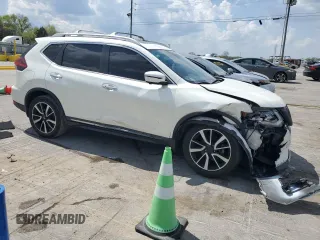 2019 Nissan Rogue SL with VIN 5N1AT2MV3KC782482, listed as a Copart auction lot 52784875 with 117,405 mi miles and Salvage Title. Bid and sale history available at carsss.com. Image 4.