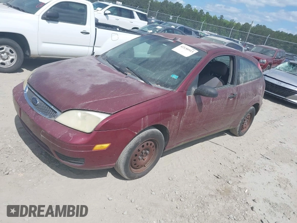 2007 Ford Focus S with VIN 1FAFP31N97W158674, listed as a IAAI auction lot 42130513 with Not Provided miles and . Bid and sale history available at carsss.com. Image 2.