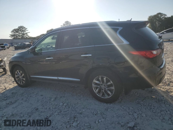 2013 Infiniti JX35 with VIN 5N1AL0MM9DC304548, listed as a Copart auction lot 74738174 with 170,592 mi miles and Salvage Title. Bid and sale history available at carsss.com. Image 2.