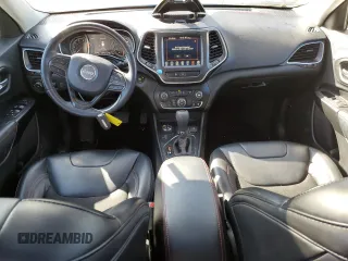 2019 Jeep Cherokee Trailhawk with VIN 1C4PJMBX8KD253401, listed as a Copart auction lot 46624245 with 79,627 mi miles and Salvage Title. Bid and sale history available at DreamBid. Image 8.