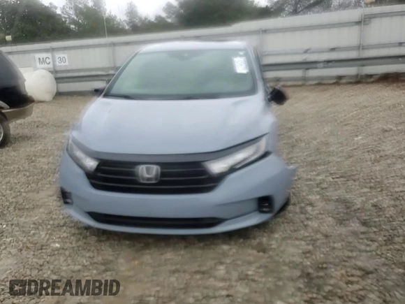 2023 Honda Odyssey Sport with VIN 5FNRL6H77PB011365, listed as a Copart auction lot 44546225 with 48,458 mi miles and Salvage Title. Bid and sale history available at carsss.com. Image 12.
