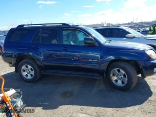 2005 Toyota 4Runner SR5 with VIN JTEBU14R958049116, listed as a IAAI auction lot 41755744 with 124,132 mi miles. Bid and sale history available at carsss.com. Image 13.