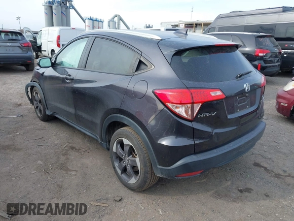 2018 Honda HR-V EX-L with VIN 3CZRU6H7XJM719006, listed as a IAAI auction lot 41333855 with 57,678 mi miles and . Bid and sale history available at carsss.com. Image 3.