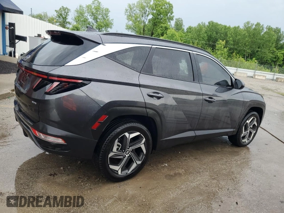 2023 Hyundai Tucson SEL with VIN 5NMJFCAE1PH293108, listed as a Copart auction lot 57083535 with 30,702 mi miles and Salvage title. Bid and sale history available at DreamBid. Image 3.