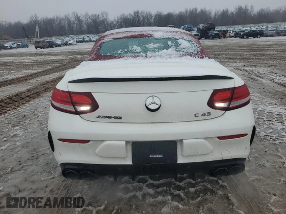 2022 Mercedes-Benz C with VIN W1KWK6EB7NG106807, listed as a Copart auction lot 87717575 with 13,876 mi miles and Salvage Title. Bid and sale history available at DreamBid. Image 6.
