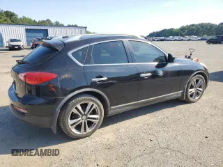 2012 Infiniti EX35 Journey with VIN JN1AJ0HP6CM400731, listed as a Copart auction lot 52184845 with 0 mi miles and Salvage Title. Bid and sale history available at carsss.com. Image 3.