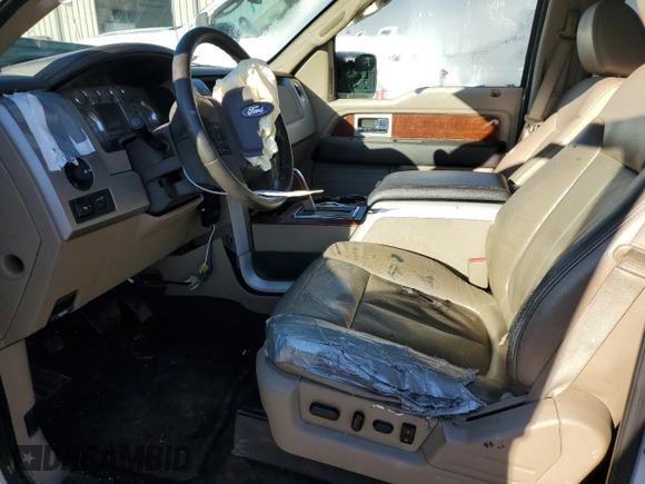 2009 Ford F-150 XL with VIN 1FTPW12V69FA69538, listed as a Copart auction lot 45459065 with 0 mi miles and Salvage Title. Bid and sale history available at carsss.com. Image 7.