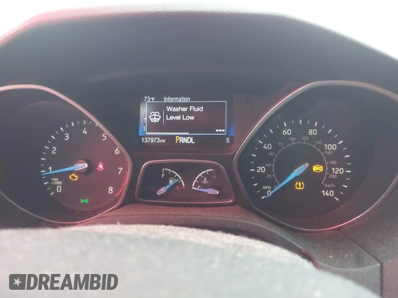 2017 Ford Focus SE with VIN 1FADP3F22HL227780, listed as a IAAI auction lot 42068347 with 137,973 mi miles. Bid and sale history available at carsss.com. Image 7.