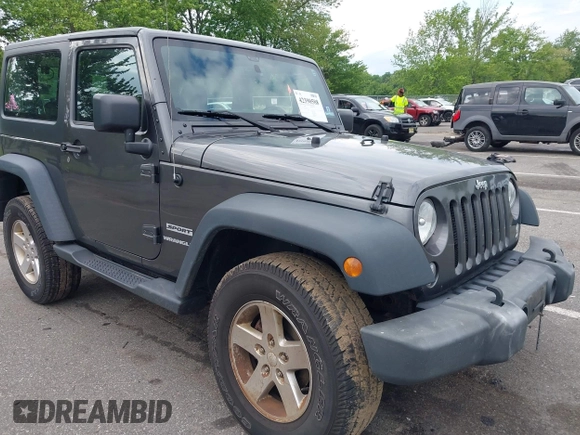 2016 Jeep Wrangler Willys Wheeler with VIN 1C4GJWAG2GL318981, listed as a IAAI auction lot 42390588 with 131,559 mi miles and . Bid and sale history available at DreamBid. Image 1.