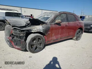 2023 Genesis GV70 Sport with VIN KMUMCDTC6PU130354, listed as a Copart auction lot 77456754 with 15,438 mi miles and Salvage Title. Bid and sale history available at DreamBid. Image 1.