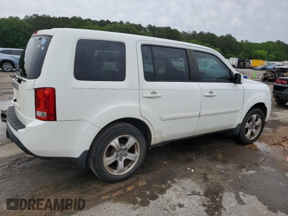 2012 Honda Pilot EX-L with VIN 5FNYF3H50CB042709, listed as a Copart auction lot 55885635 with 151,821 mi miles and Clean Title. Bid and sale history available at DreamBid. Image 3.