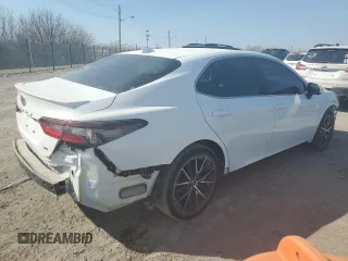 2023 Toyota Camry SE with VIN 4T1G11AK3PU788840, listed as a Copart auction lot 48715655 with 28,538 mi miles and Salvage Title. Bid and sale history available at carsss.com. Image 3.