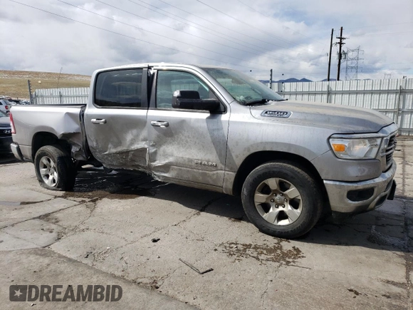 2019 Ram 1500 Big Horn/Lone Star with VIN 1C6SRFFT3KN540734, listed as a Copart auction lot 49531545 with 81,230 mi miles and Salvage Title. Bid and sale history available at carsss.com. Image 4.