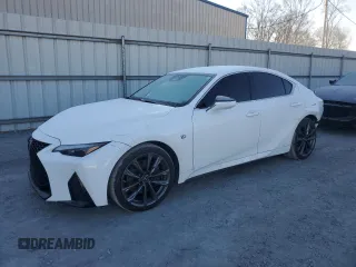 2021 Lexus IS with VIN JTHGZ1B23M5037947, listed as a Copart auction lot 88272285 with 48,716 mi miles and Salvage Title. Bid and sale history available at carsss.com. Image 1.