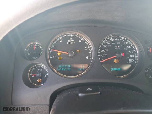 2010 Chevrolet Suburban Commercial with VIN 1GNUKHE30AR203715, listed as a Copart auction lot 73474534 with 245,860 mi miles and Salvage Title. Bid and sale history available at carsss.com. Image 9.