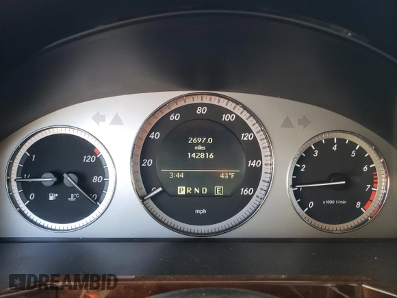 2011 Mercedes-Benz GLK 350 with VIN WDCGG8HBXBF678957, listed as a Copart auction lot 77833584 with 142,816 mi miles and Clean Title. Bid and sale history available at DreamBid. Image 9.