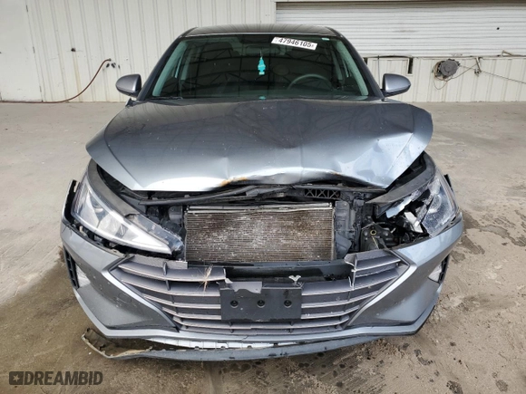 2019 Hyundai Elantra SE with VIN KMHD74LF2KU792678, listed as a Copart auction lot 47946105 with 103,345 mi miles and Salvage Title. Bid and sale history available at carsss.com. Image 5.