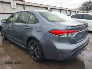2020 Toyota Corolla SE with VIN JTDS4RCE5LJ024964, listed as a IAAI auction lot 41567845 with 58,549 mi miles. Bid and sale history available at carsss.com. Image 3.