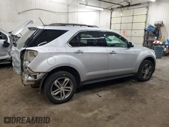 2016 Chevrolet Equinox LTZ with VIN 2GNFLGEK1G6358074, listed as a Copart auction lot 46803745 with 114,601 mi miles and Salvage Title. Bid and sale history available at carsss.com. Image 3.