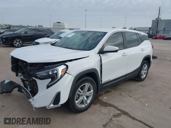 2021 GMC Terrain SLE with VIN 3GKALMEV1ML349365, listed as a IAAI auction lot 41565424 with 23,223 mi miles and . Bid and sale history available at carsss.com. Image 21.