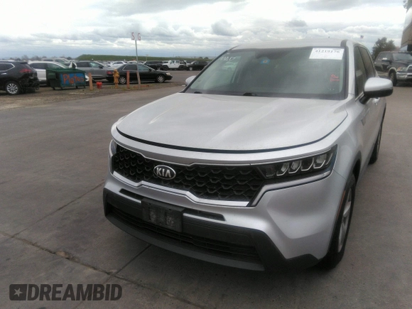 2021 Kia Sorento LX with VIN 5XYRG4LC3MG052013, listed as a IAAI auction lot 41219176 with 86,428 mi miles. Bid and sale history available at carsss.com. Image 6.