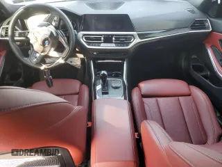 2022 BMW 3 Series 330i xDrive with VIN 3MW5R7J02N8C63913, listed as a Copart auction lot 85760924 with 0 mi miles and Salvage Title. Bid and sale history available at carsss.com. Image 8.