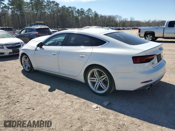 2018 Audi A5 Sportback Prestige with VIN WAUFNCF58JA041775, listed as a Copart auction lot 43404344 with 28,768 mi miles. Bid and sale history available at carsss.com. Image 2.