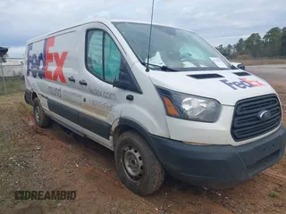 2018 Ford Transit Cargo with VIN 1FTYE2YM3JKA96638, listed as a IAAI auction lot 41319002 with Not Provided miles. Bid and sale history available at carsss.com. Image 1.