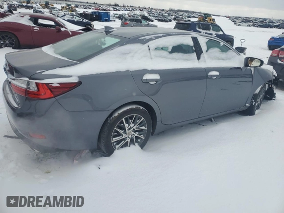 2017 Lexus ES with VIN 58ABK1GG1HU076444, listed as a Copart auction lot 45568375 with 57,152 mi miles and Salvage Title. Bid and sale history available at carsss.com. Image 3.