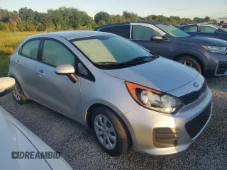 2016 Kia Rio LX with VIN KNADM5A35G6621492, listed as a Copart auction lot 74550634 with Not Provided miles and Non Repairable. Bid and sale history available at DreamBid. Image 4.