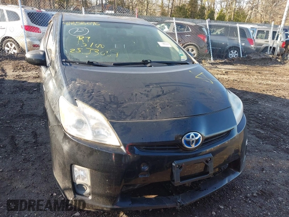 2011 Toyota Prius I with VIN JTDKN3DU6B5301063, listed as a IAAI auction lot 41858696 with 999,999 mi miles. Bid and sale history available at carsss.com. Image 6.